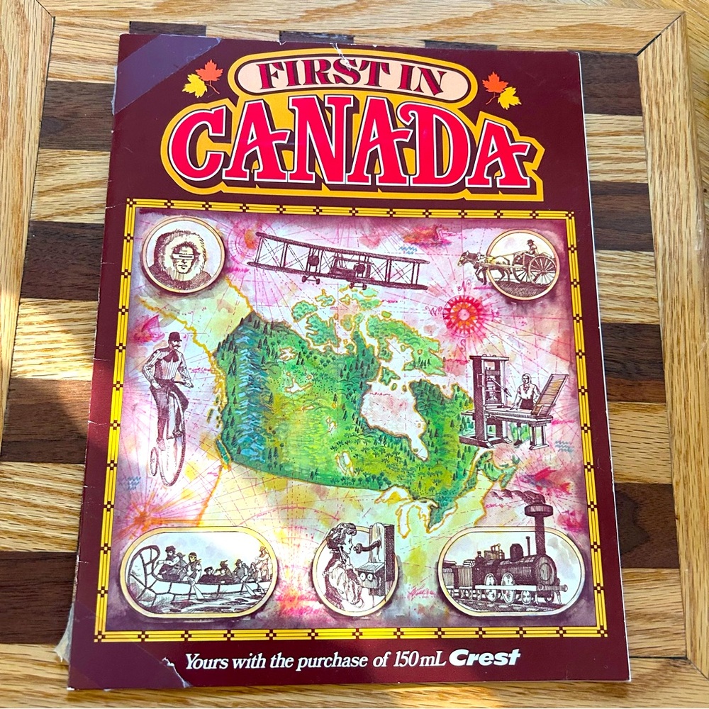 Canadian 1st’s - Cute Little Booklet of Canadian History - Great Illustrations!